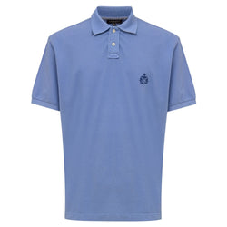 Light Blue Cotton Polo Shirt