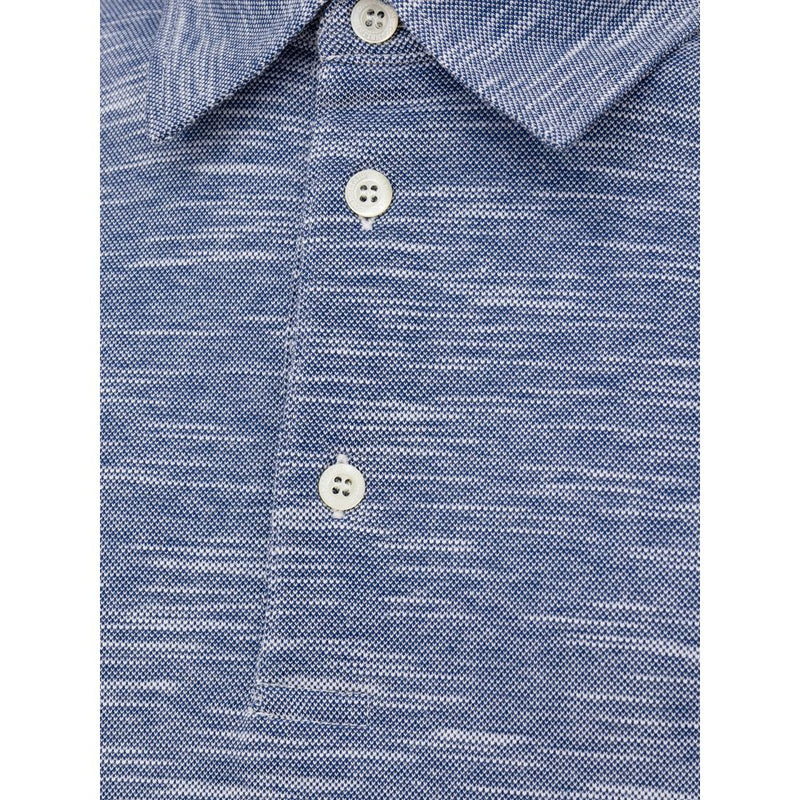 Light Blue Cotton Polo Shirt