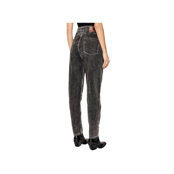 Black Cotton Jeans & Pant