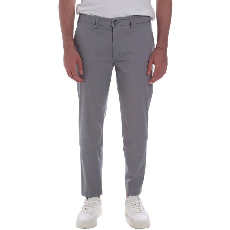 Gray Cotton Jeans & Pant Yes Zee