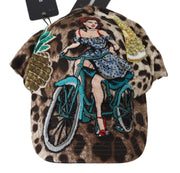 Elegant Sequined Leopard Baseball Cap Dolce & Gabbana