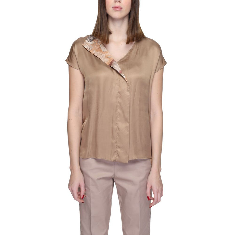 Beige Viscose Shirt