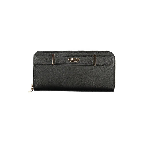 Black Polyethylene Women Wallet