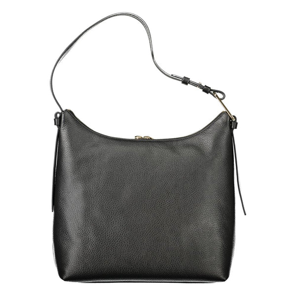 Black Leather Women Handbag