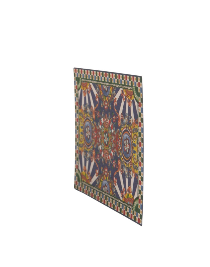 Multicolor Carretto Siciliano Envelope Post Card Holder Dolce & Gabbana