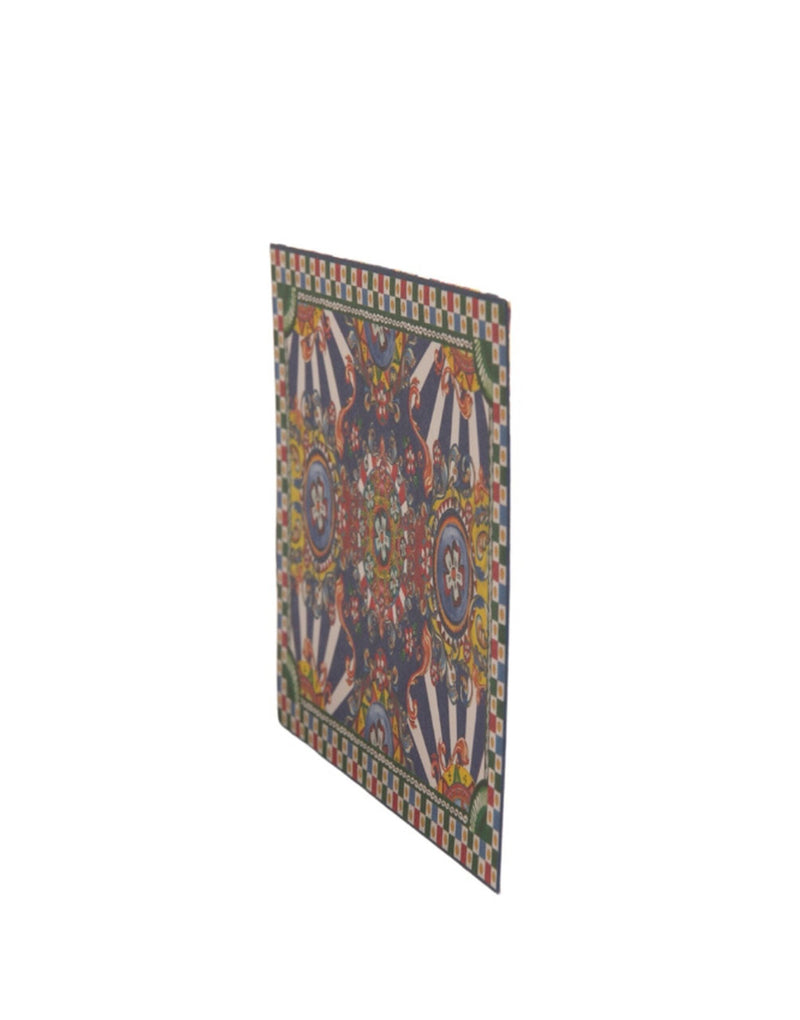 Multicolor Carretto Siciliano Envelope Post Card Holder Dolce & Gabbana
