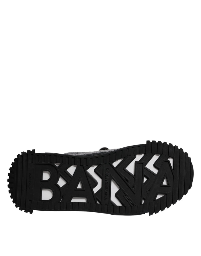 Gray Black NS1 High Top Boots Sneakers Shoes Dolce & Gabbana
