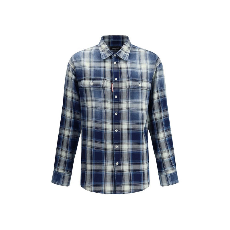 Cotton check Shirt Dsquared²