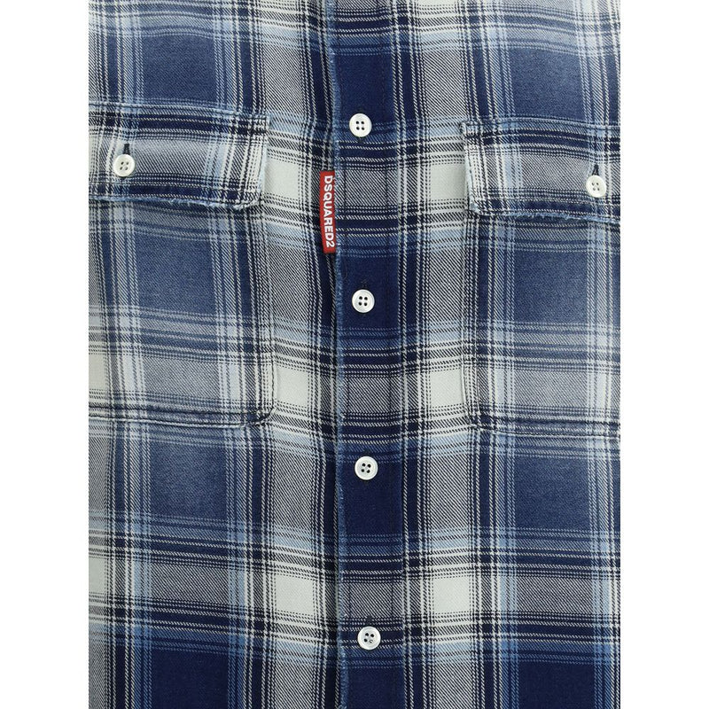 Cotton check Shirt Dsquared²