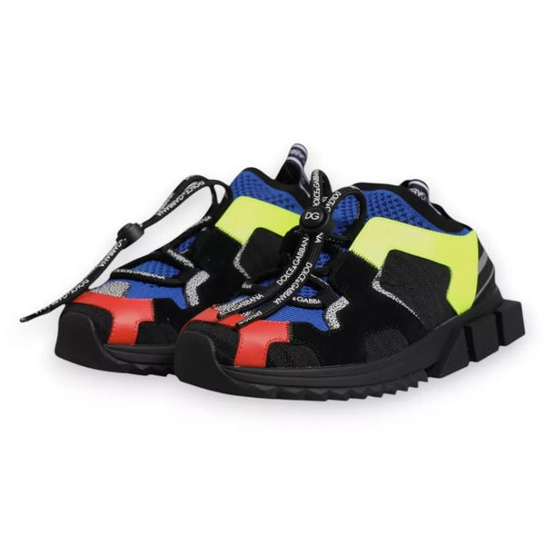Multicolor Mesh Sorrento Trekking Sneakers Shoes Dolce & Gabbana