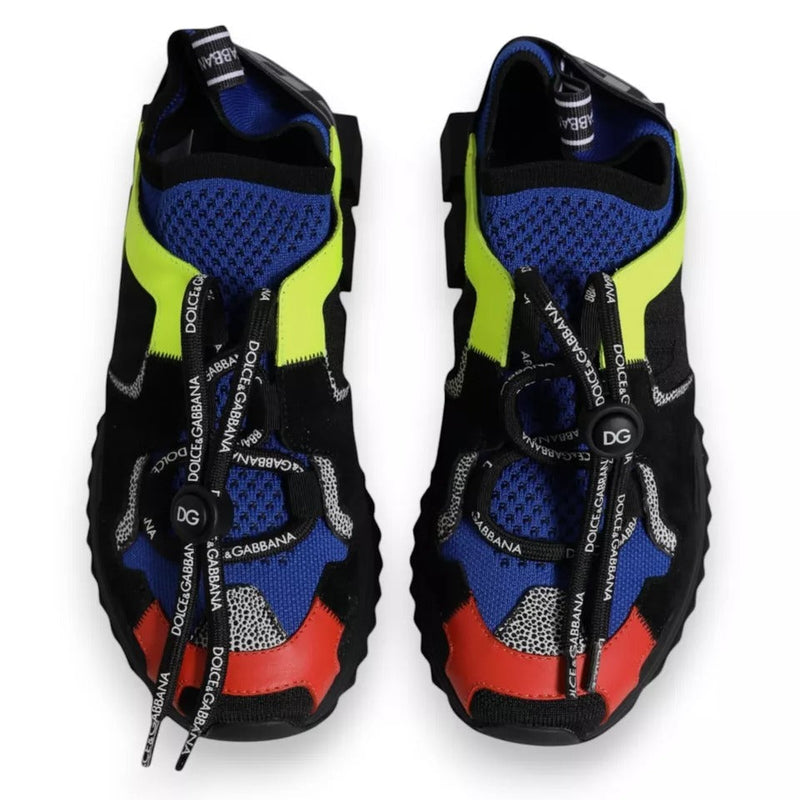 Multicolor Mesh Sorrento Trekking Sneakers Shoes Dolce & Gabbana