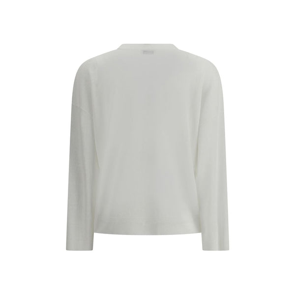 Sweater with iconic embellishments