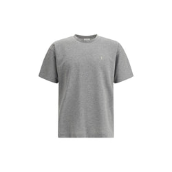 Grey Cotton Oversized T-shirt Saint Laurent