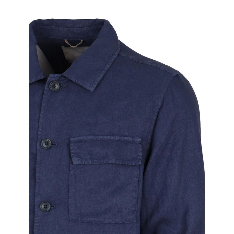 Blue Linen Shirt AT.P.CO