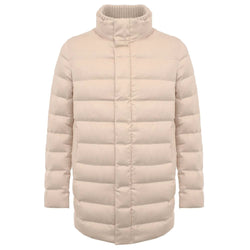 Beige Cashmere Men Jacket