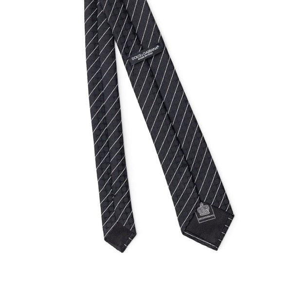 Black Polyester Ties & Bowty Dolce & Gabbana