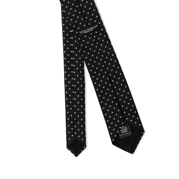 Black Silk Ties & Bowty Dolce & Gabbana