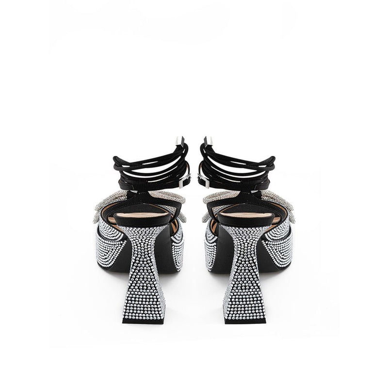 Chic Black Leather Platforms for Elevated Style MACH & MACH