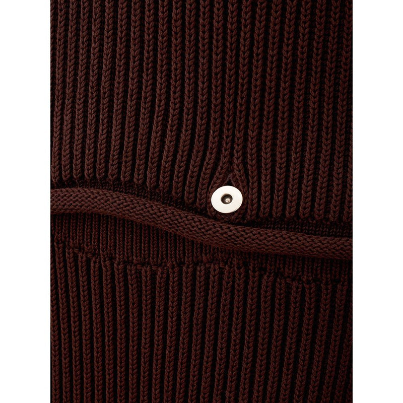 Elegant Viscose Brown Dress Bottega Veneta