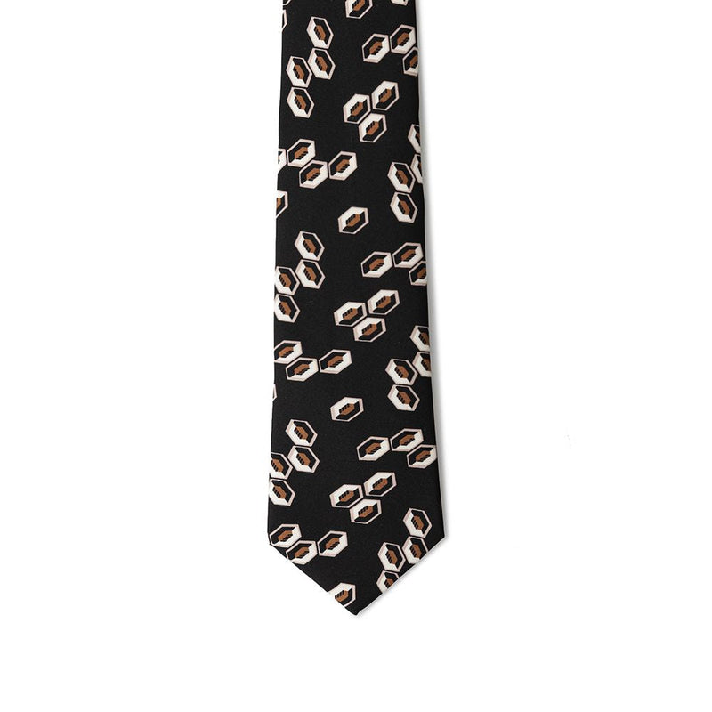 Black Silk Ties & Bowty Giorgio Armani