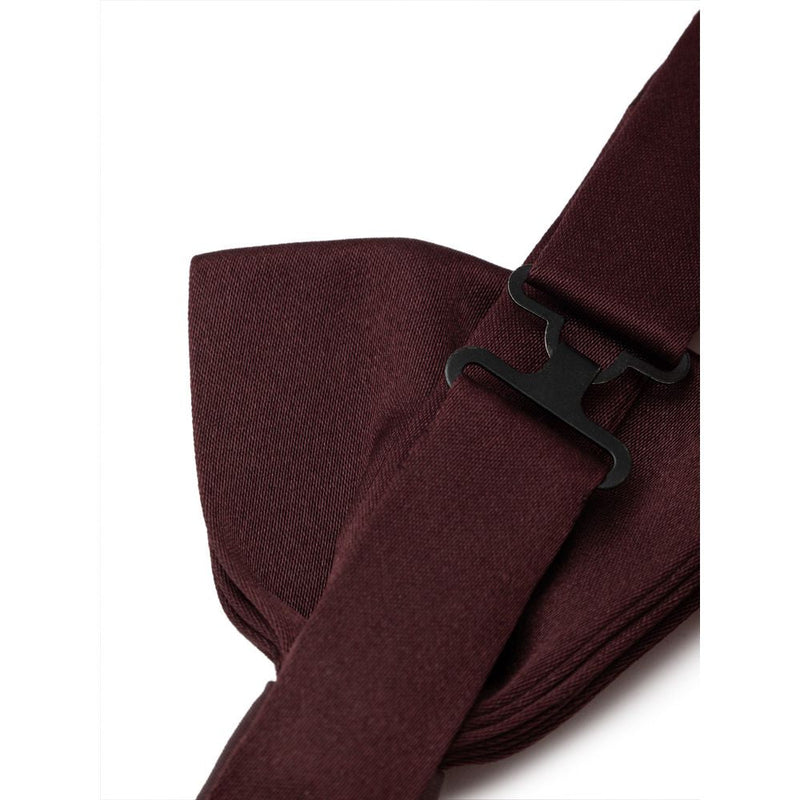 Burgundy Silk Ties & Bowty Dolce & Gabbana