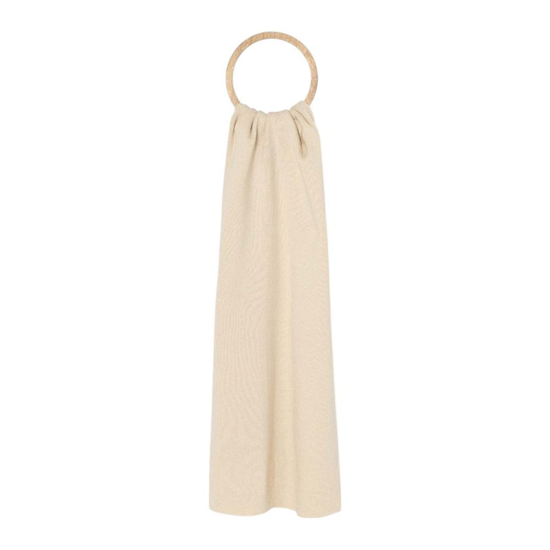 Cream Recycled Polyester Scarf