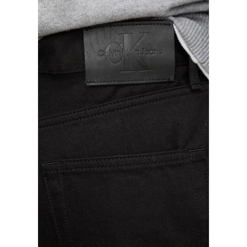 Black Cotton Relaxed Fit Jean