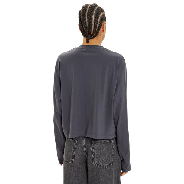 Gray Cotton Long Sleeve