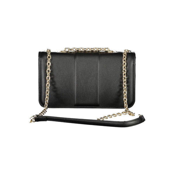 Black Polyethylene Women Handbag Valentino Bags