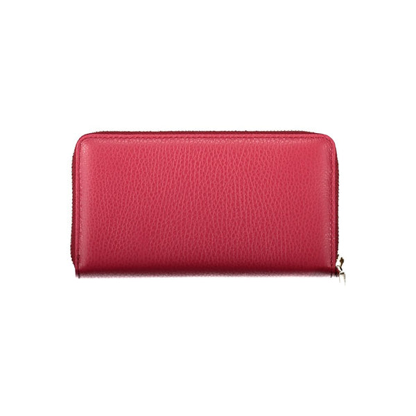 Red Leather Women Wallet Coccinelle