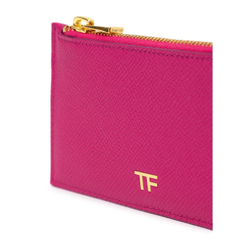 Fuchsia Leather Wallet Tom Ford