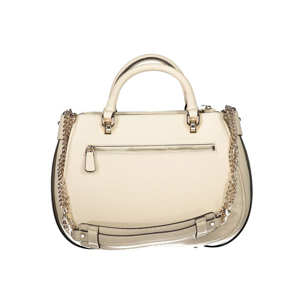 Beige Polyethylene Women Handbag Guess Jeans