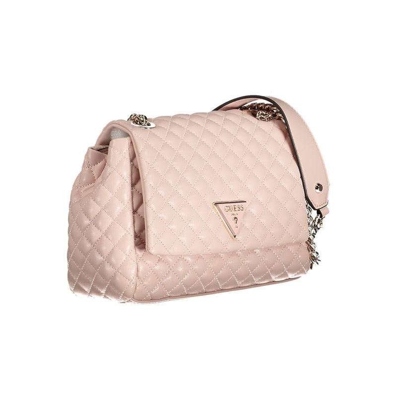 Pink Polyethylene Handbag Guess Jeans