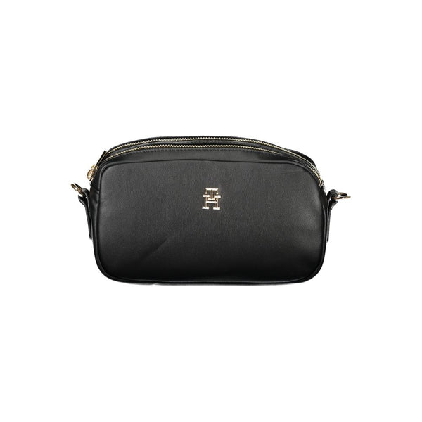 Black Polyester Women Handbag Tommy Hilfiger