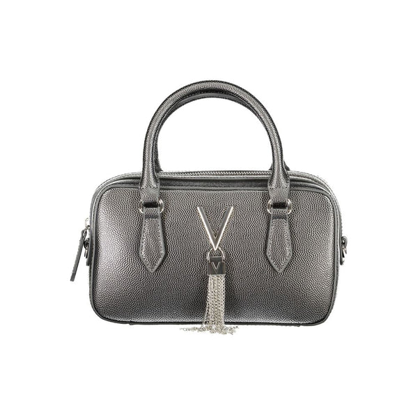 Silver Polyethylene Women Handbag Valentino Bags