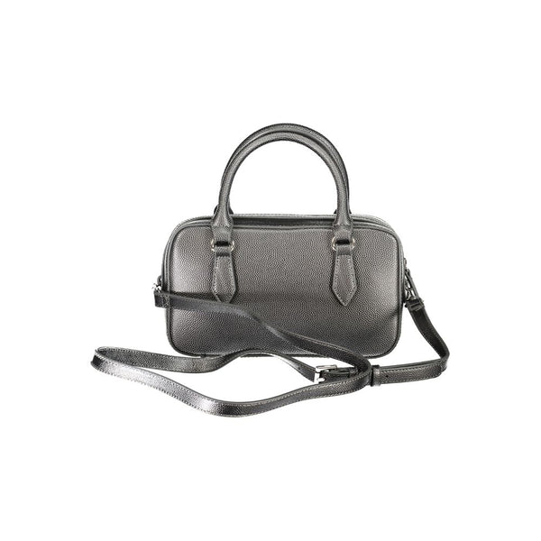 Silver Polyethylene Women Handbag Valentino Bags