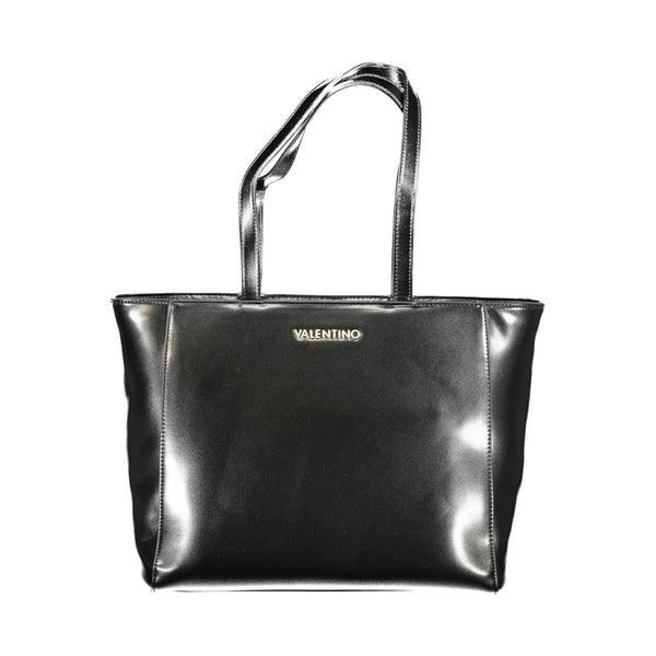 Black Polyethylene Women Handbag Valentino Bags