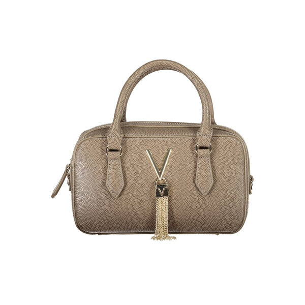 Brown Polyethylene Women Handbag Valentino Bags