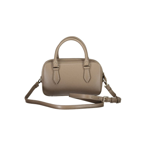 Brown Polyethylene Women Handbag Valentino Bags