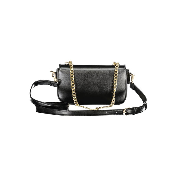 Black Polyethylene Women Handbag Valentino Bags