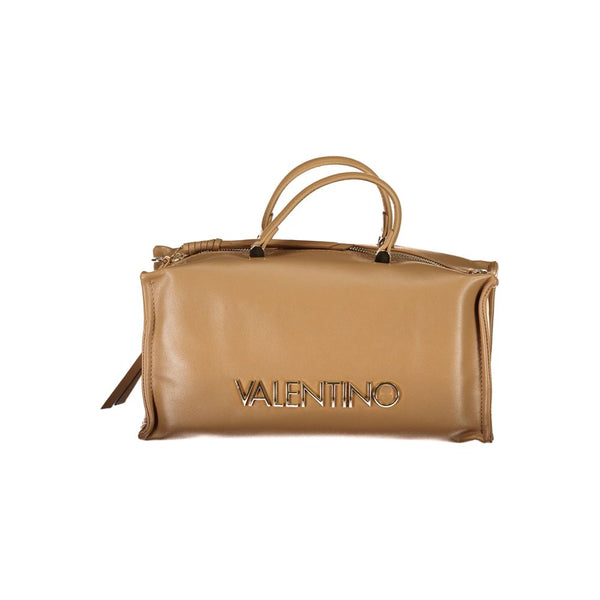 Beige Polyethylene Women Handbag Valentino Bags