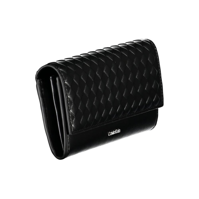 Black Polyester Wallet Calvin Klein