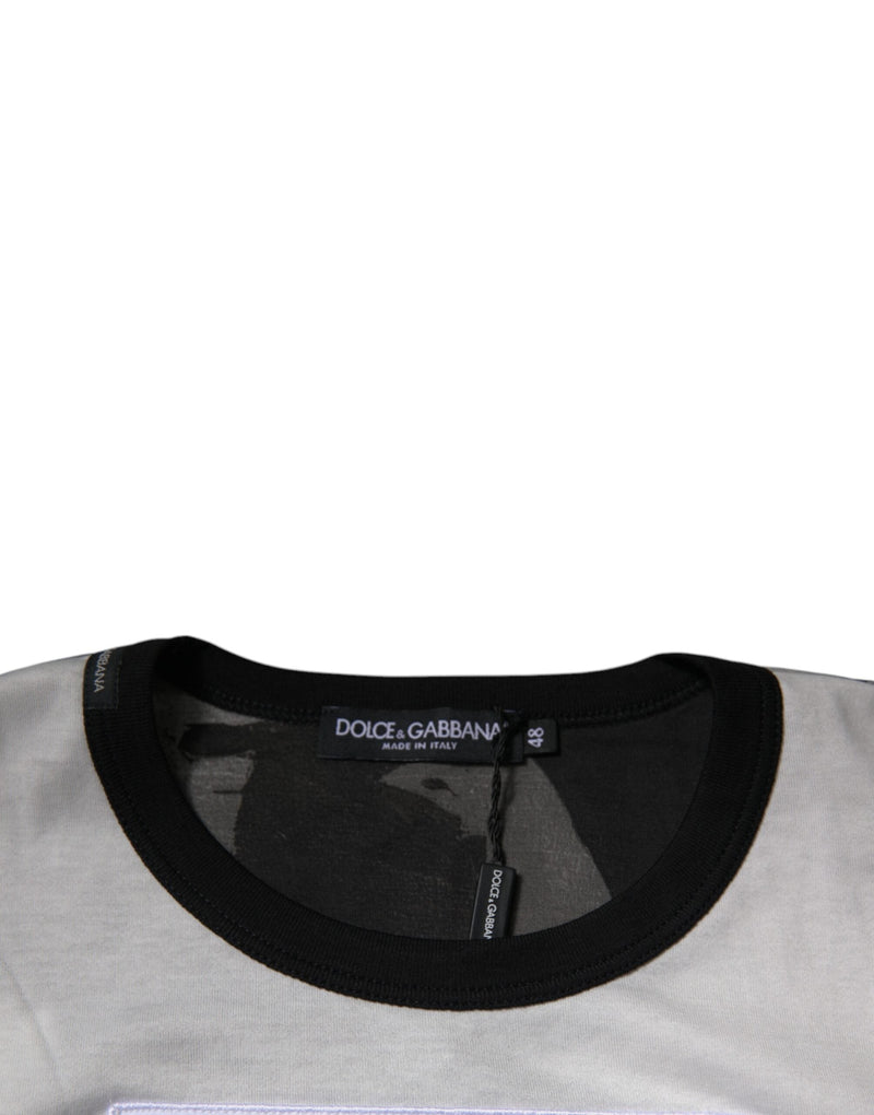 Multicolor Camouflage Crew Neck T-shirt Dolce & Gabbana