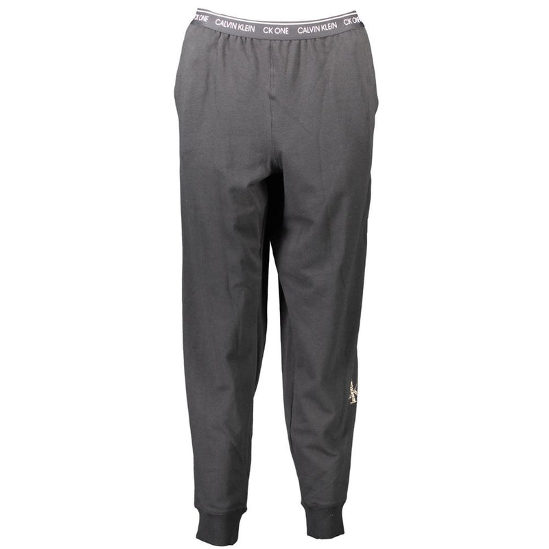 Black Cotton Women Legging Calvin Klein