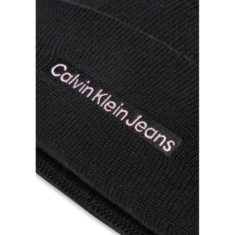 Black Cotton Hat Calvin Klein