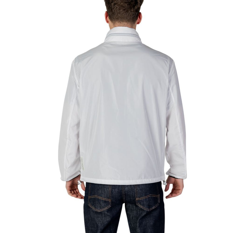 White Polyester Jacket Armani Exchange