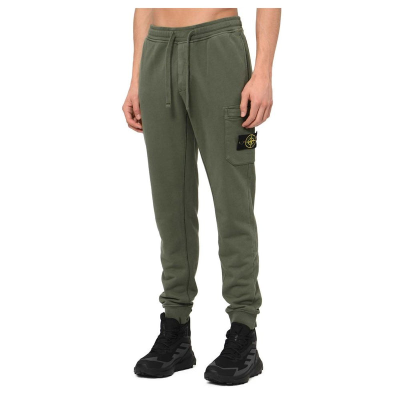Beige Cotton Men Trouser Stone Island