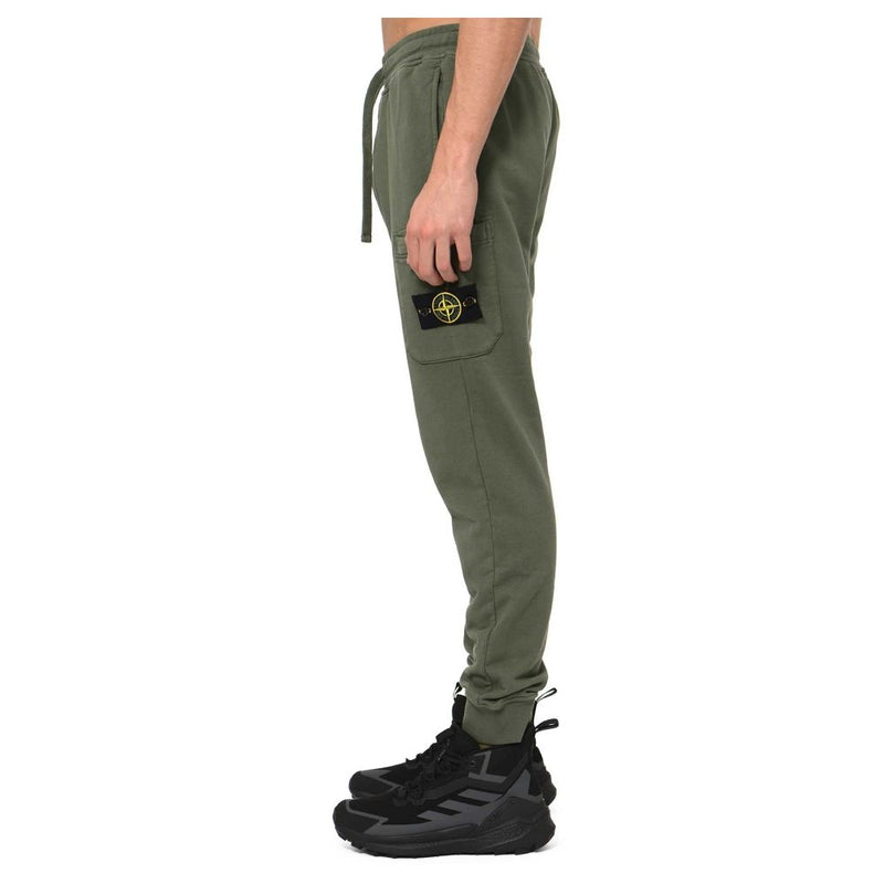 Beige Cotton Men Trouser Stone Island
