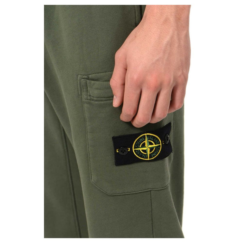 Beige Cotton Men Trouser Stone Island
