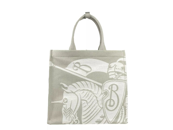 EKD Canvas Tote Bag With Coin Pouch Beige Burberry
